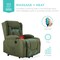 Best Choice Products Electric Power Lift Recliner Massage Chair Furniture w/ USB Port, Heat, Cupholders